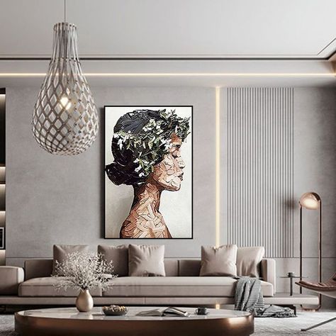 Painting Geometric, Gold Art Painting, Grey Painting, Geometric Painting, Luxury Rooms, Painting Wall Art, Wall Art Abstract, Living Room Pictures, Gold Art