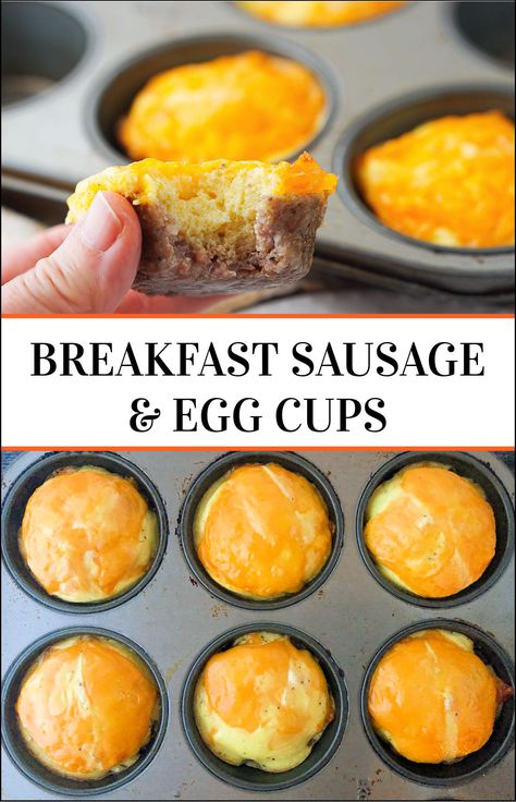 Low Carb Breakfast Snacks, Healthy Breakfast On The Go Low Carb, Keto Breakfast Cups Egg Muffins, Keto Breakfast Ideas Eggs, Keto Sausage Egg And Cheese Muffins, Low Carb Sausage Egg Muffins, Sausage Egg Muffins Keto, Sausage And Egg Breakfast Cups, On The Go Egg Breakfast