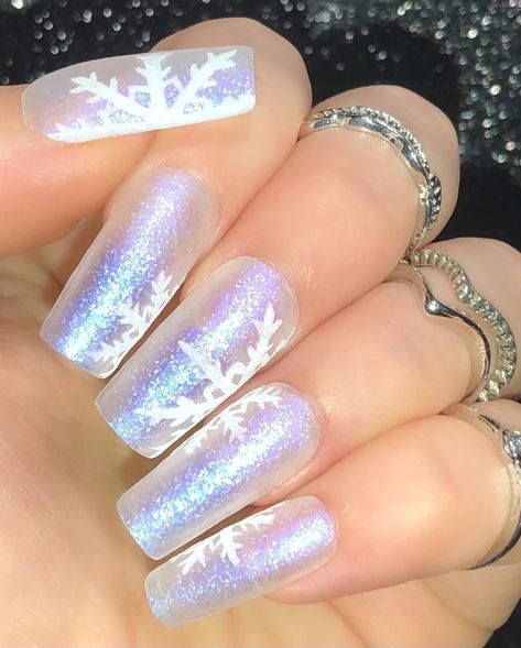 Stay Frosty, Winter Nail Ideas, Summer Acrylic, Holiday Nail Designs, Purple Acrylic, Winter Nails Acrylic, Cute Christmas Nails, Christmas Gel Nails, Glow Nails