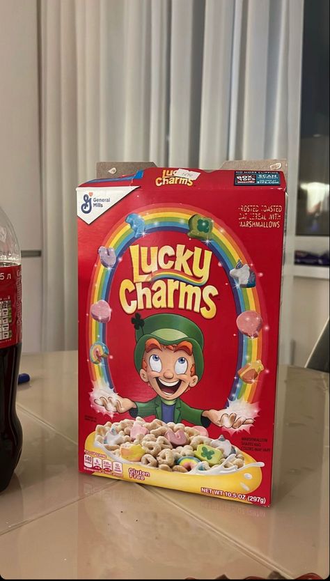 Lucky Charms Aesthetic, Lucky Charms Shapes, Discontinued Food, Lucky The Leprechaun, Homemade Recipe Books, Recipe Books, Homemade Recipe, I Adore You, Breakfast Cereal