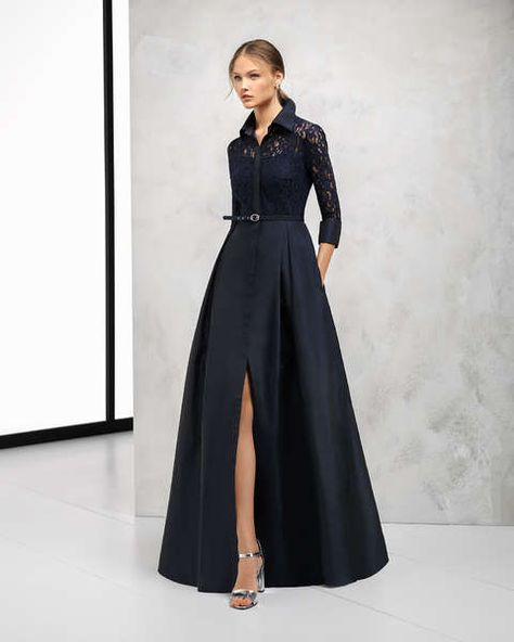 Rosa Clará's 2018 Evening Dress Collection: It's Your Big Day Too Image: 31 Mother Of The Bride Dresses Vintage, בר מצווה, Mother Of The Bride Dress, Dress Satin, Mom Dress, Elegant Shirt, Vintage Elegant, Groom Dress, Homecoming Dress