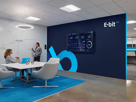 Tech Office Interior Design, Marketing Office Design, Creative Office Space Workspaces Design, Office Interior Design Creative Wall, Women’s Office, Office Interior Design Modern Corporate, Office Design Corporate, Brandbook Design, Creative Workspace Design