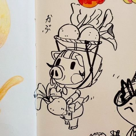 Who’s your favourite villager in Animal Crossing: New Horizons? 🍎🍑🍐🍒🍊 Summer makes me want to play Animal Crossing again… used my new coloured pencils for this one, I really like a lot of the different shades it came with, definitely gonna use them more often! ⭐️ I really like how the drawings with the mini brush pen turned out (Raymond and Daisy). I don’t think it has a lot of juice left, so I’m trying to save it until I find another one… Have a nice day! 🌷🌷🌷 • • • • • #acnh #acnhfanart #... Animal Crossing Drawings Easy, Animal Crossing Sketch, Animal Crossing Drawings, Animal Crossing Illustration, Simple Animals, Mini Brush, Animal Crossing Villagers, Sketchbook Ideas, Sketchbook Pages