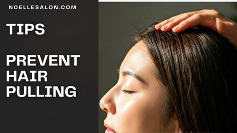 Hair-Saving Tips to Stop Pulling Hair Out How To Stop Shedding Hair, How To Stop My Hair From Falling Out, Ways To Pull Hair Back, How To Stop Pulling Out Your Hair, Hair Pull Through Tool, Pulling Hair Out, Wholesale Hair Extensions, Bald Patches, Bridal Packages