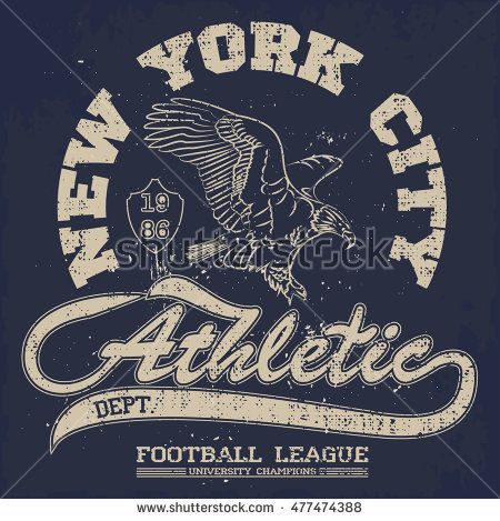 American football, eagle tee, vintage ,university, sports graphics for t-shirt or other uses. American Logo, Graphic Design Portfolio Cover, University Shirt, Eagle Tee, University Tshirt, Vintage University, College T Shirts, Sports Graphics, College Design