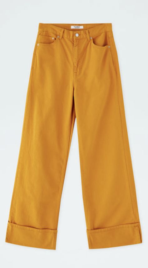 High Waist Mustard Cotton Pants, Chic Mustard Trousers, Retro High-waist Yellow Bottoms, Mustered Yellow, Mustard Trousers With Pockets, Jojo Outfits, Mustard Jeans, Jeans Png, Pants Png