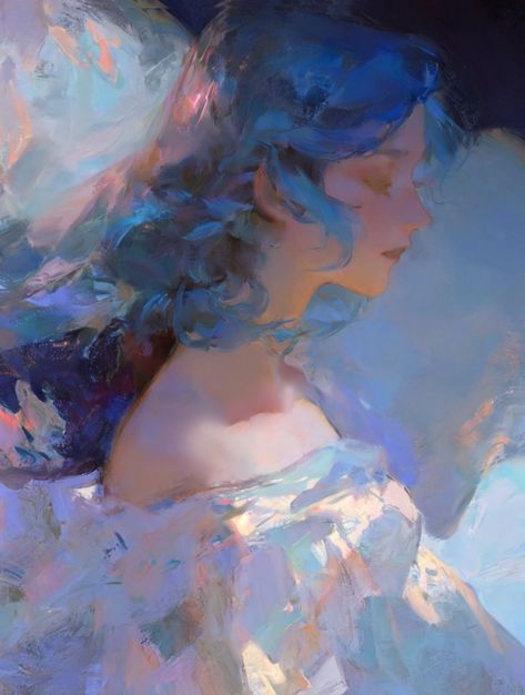 Yuming Li, Ethereal Paintings, Rennaissance Art, Draw Sketch, Picture Illustration, Identity Art, Digital Painting Tutorials, Big Art, Ethereal Art