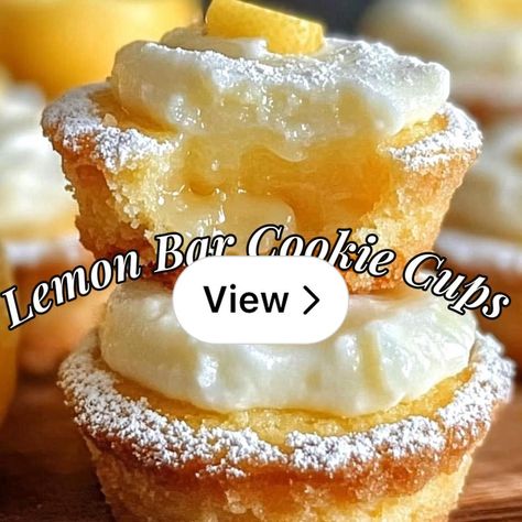 Lemon8 · Mouthwatering Lemon Bar Cookie Cups 🍋💛 · @Care-w/Natasha Mouthwatering Lemon Bar Cookie Cups, Mini Lemon Bars, Lemon Bar Cookie Cups, Lemon Cups, Lemon Bar Cookies, Lemon Bar, Bar Cups, Cookie Brownie Bars, Bars Cookies