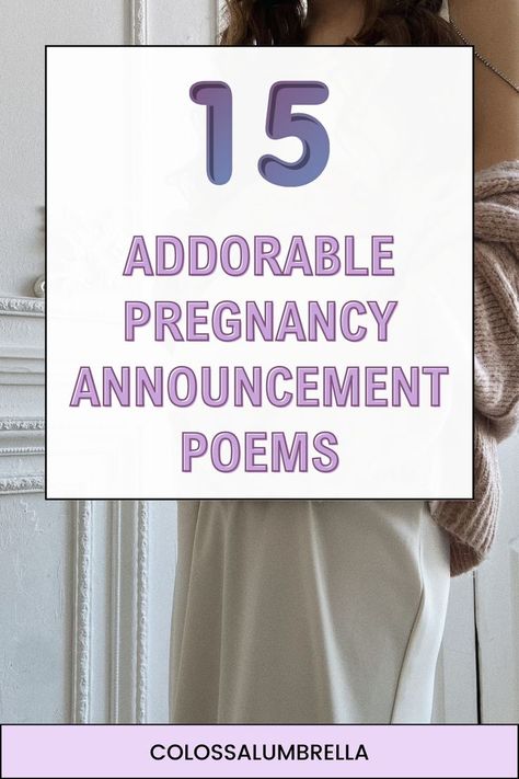 Want to share your pregnancy news in a way that's both beautiful and memorable? Look no further than our collection of adorable pregnancy announcement poems! These carefully crafted verses are brimming with love, excitement, and anticipation, making them perfect for announcing your bundle of joy. Whether you're looking for a sweet rhyme or a heartfelt message, our collection has something for everyone. Pregnancy Announcement Poems, Tell Husband Pregnant, Newborn Guide, Pregnancy Poem, New Baby Poem, Pregnancy Announcement Quotes, Pregnancy Husband, Baby Poems, Unique Pregnancy Announcement