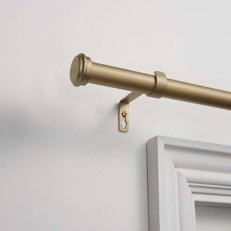 Single Curtain Rod And Hardware Sets : Curtain Rods : Target Target Curtains, Bronze Curtain Rods, Inexpensive Curtains, Gold Curtain Rods, Curtain Rods And Hardware, Decorative Curtain Rods, Blackout Panels, Gold Curtains, Curtain Rod Brackets