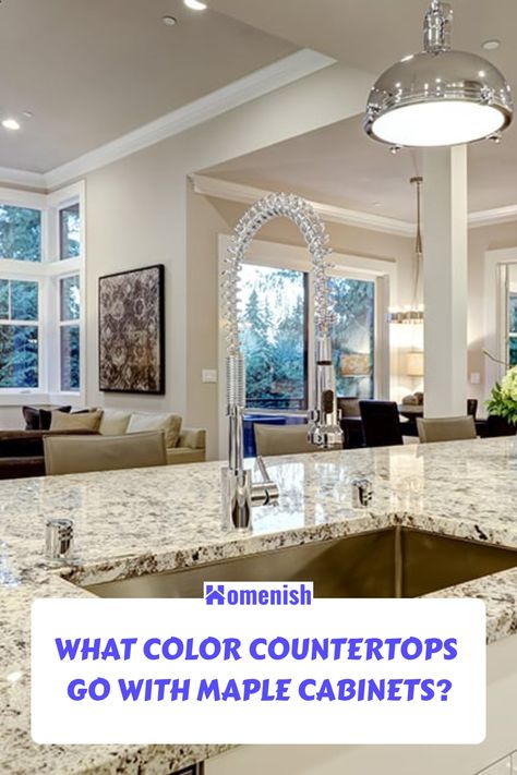 To help you decide on the best countertop color pairings for your maple cabinets, take a look at our suggestions right here Paint Colors For Kitchen Walls With Maple Cabinets, Backsplash For Maple Cabinets, Maple Cabinets With Quartz Countertops, Countertops For Maple Cabinets, Best Wall Paint Colors To Go With Maple Cabinets, Maple Kitchen Cabinets With Granite, Backsplash With Maple Cabinets, Quartz Kitchen Countertops With Maple Cabinets, Granite Countertops With Maple Cabinets