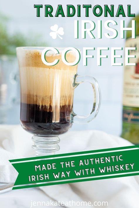 Irish Coffee Recipe, Irish Drinks, Winter Cocktails Recipes, Jameson Whiskey, Cocktail And Mocktail, Winter Cocktails, Coffee Recipe, Coffee Cocktails, Classic Cocktail