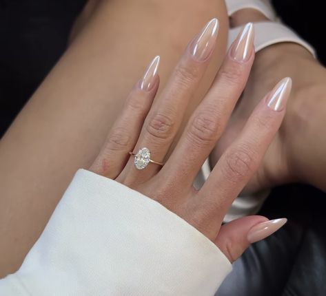 Nails August, Manicured Nails, Nagellack Trends, Nails 2022, Classic Nails, Neutral Nails, Bridal Nails, Elegant Nails, Prom Nails