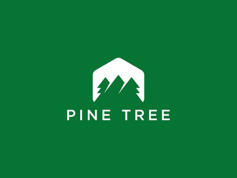 Pine tree logo by Chayn Designs on Dribbble Pine Logo, Pine Tree Logo, Logo Tree, Tree Logo Design, Tree Logo, Tree Logos, Pine Tree, Logo Design, ? Logo