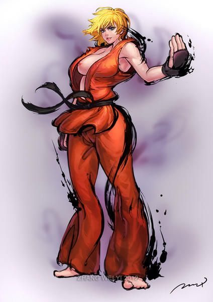 29 by ZWY-001 Giratina Pokemon, Ken Street Fighter, Female Character Design Brunette, Cr7 Vs Messi, Street Fighter Art, Female Fighter, Cartoon Sketches, Comics Girl, Comic Book Characters