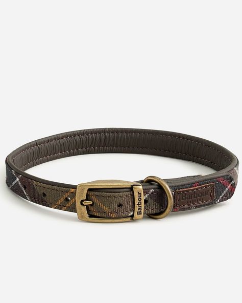 J.Crew: Barbour® Tartan Dog Collar For Men British Dog, Four Legged, Dog Collar, Tartan, J Crew, Puppies, For Men, Pet, Collar