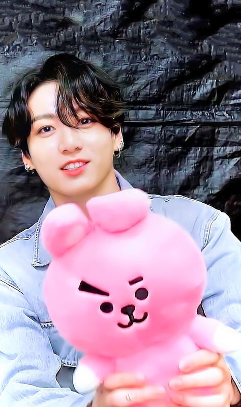 Cooky Bt21, Jungkook Photoshoot, Jeon Jungkook Photoshoot, Heart Quotes Feelings, Band Merchandise, Pink Valentines, Heart Quotes, Soft Toys, Daegu