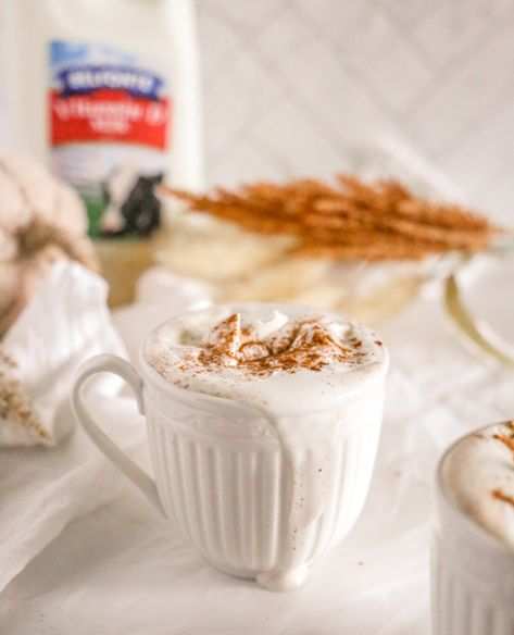 Cozy up this fall with a mug of Pumpkin White Hot Chocolate ☕ 🍂✨ This pumpkin-inspired hot chocolate is pure autumn in a cup. Pumpkin White Hot Chocolate, Spice Magic, Peppermint Stick Ice Cream, White Hot Chocolate Recipe, Hot Chocolate Ingredients, Spiced Whipped Cream, Sour Cream Sugar Cookies, A Hug In A Mug, Butter Pancakes