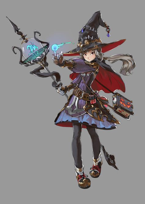 ArtStation - Valiant Force contest entry: Charlotte, Ngan Pham Valiant Force, Blood Magic, Witch Characters, Anime Witch, Mahō Shōjo, 다크 판타지, Witch Costume, Witch Art, A Witch