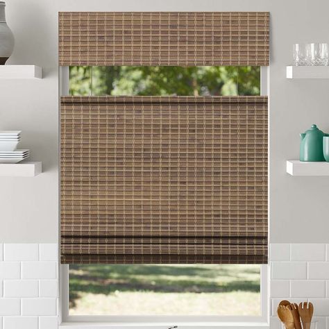 Wood Window Coverings, Cordless Woven Wood Shades, Woods Dark, Bamboo Window Shades, Woven Blinds, Select Blinds, Woven Wood Shades, Tiny House Nation, Bamboo Blinds