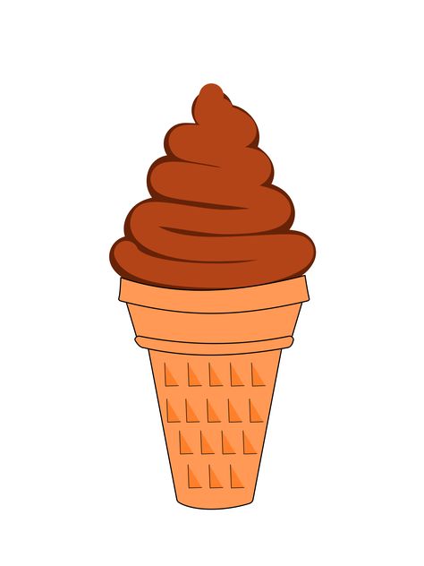 Animation of soft ice cream using SMIL/SVG Animated Ice Cream, Ice Cream Animation, Chocolate Soft Serve Ice Cream, Chocolate Soft Serve, Soft Ice Cream, Serve Ice Cream, Soft Serve Ice Cream, Soft Serve, 2d Animation