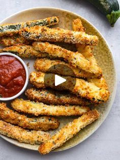 Air Fryer Zucchini Fries | Recipe here: https://therecipecritic.com/air-fryer-zucchini-fries/

Air fryer zucchini fries are a low-carb, keto-friendly snack that’s ready in minutes!... | By The Recipe CriticFacebook Zucchini Fries Recipe, Air Fryer Zucchini Fries, Low Carb Zucchini Fries, Air Fryer Zucchini, Summer Zucchini, The Recipe Critic, Recipe Critic, Airfryer Recipes, Fries Recipe