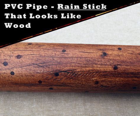 Diy Rain Stick How To Make, Diy Laundry Bins, Diy Rain Stick, Pvc Pipe Storage, Unique Instruments, Pvc Crafts, Spirit Stick, Diy Lotions, Pipe Clothes Rack