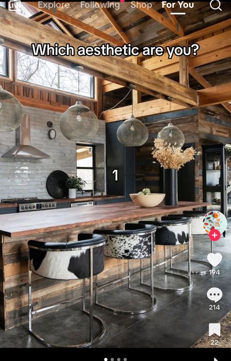 Rustic Glam Interior, Barnwood Interior Walls, Rustic Glam Decor Interior Design, Metal Home Interior Ideas, Reclaimed Wood Interior Design, Barnomium Interior, Rustic Renovation Ideas, Eclectic Barndominium, Rustic Chic Interior Design