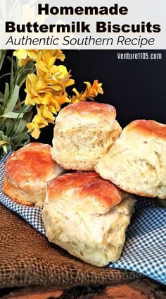 Cookies Recipes Easy, Southern Buttermilk Biscuits, Biscuits From Scratch, Homemade Biscuits Recipe, Southern Recipe, Recipes From Scratch, Homemade Buttermilk Biscuits, Buttermilk Biscuits Recipe, Cajun Dishes