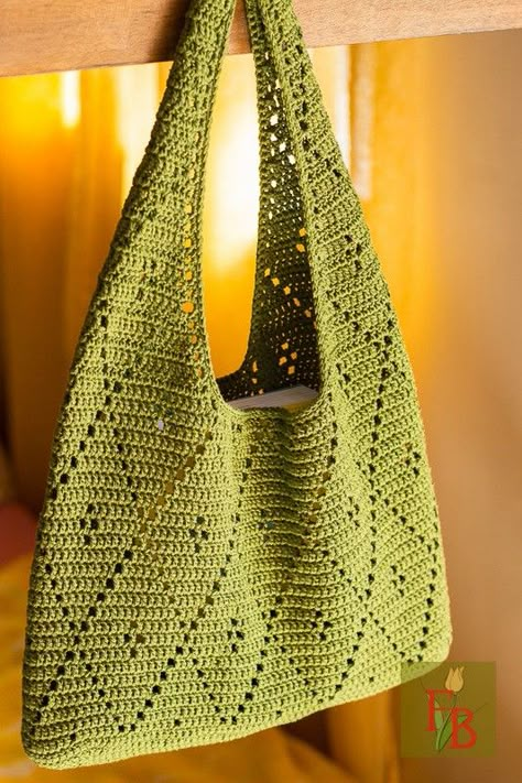 Diamond Purse, Diy Sy, Confection Au Crochet, Crochet Market Bag, Crochet Simple, Crochet Handbags Patterns, Crochet Fall, Crochet Blog, Handbag Pattern