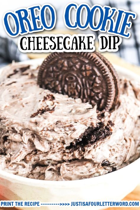 Oreo Cream Cheese Recipes, Oreo Cream Cheese Dip, No Bake Dip Recipes, Oreo Cookie Dip, Oreo Cheese Ball, Oreo Cheesecake Dip, Cookies And Cream Dip, Cheesecake Dip Easy, Oreo Dip Recipe