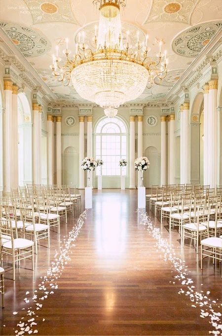 Romantic Wedding Receptions, Wedding Venues Indoor, Indoor Wedding Ceremonies, Indoor Ceremony, Ceremony Decor, Ballroom Wedding, Magical Wedding, Atlanta Wedding, Wedding Aisle