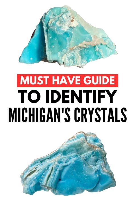 Unlock the secrets of crystal identification in Michigan. Learn about their unique structures and how to spot them in nature. Aragonite photo provided by Exotic Crystals Michigan Rocks And Minerals, Michigan Rockhounds, Rock Identification Pictures, Usa Trips, Lake Michigan Stones, Michigan Rocks, Crystal Identification, Muskegon Michigan, Rock Identification