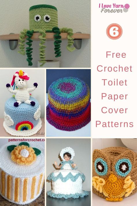 Crochet Toilet Paper Holder, Toilet Covers Ideas, Toilet Roll Holder Crochet, Crochet Toilet Paper Cover, Toilet Paper Covers, Crochet Toilet Roll Cover, Toliet Paper Holder, Toilet Paper Cover, Crochet Jacket Pattern