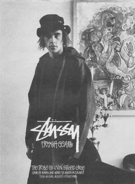 Stussy Fresh Gear 1990 Vintage Stussy, Black