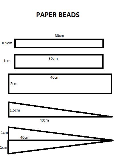 paper bead making template - Google Search Paper Beads Tutorial, Paper Beads Diy, Paper Beads Template, Make Paper Beads, Fimo Beads, Making Bracelets With Beads, Paper Bead Jewelry, Quilling Jewelry, Beadwork Designs
