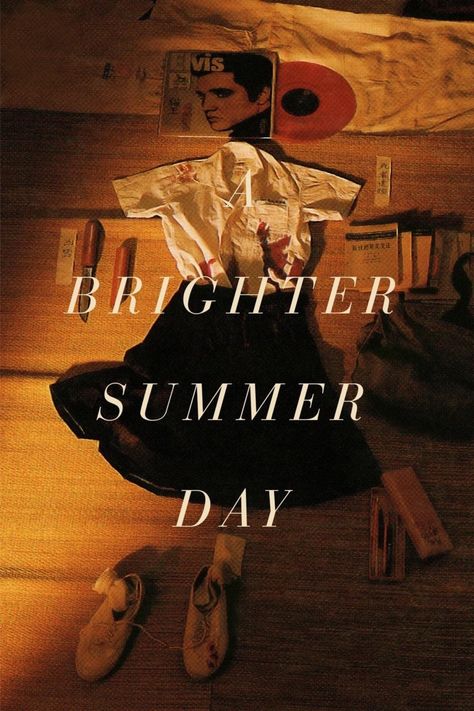 A Brighter Summer Day (1991) - Edward Yang A Brighter Summer Day, Criterion Collection, The Criterion Collection, Septième Art, Cultural Identity, Film Posters, Dvd Blu Ray, Summer Day, Elvis Presley