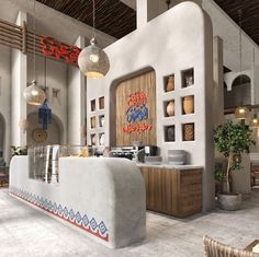 Arabian Restaurant, Banquette Restaurant, Boho Restaurant, Modern Arabic Interior, Insignia Design, Arabic Interior Design, Moroccan Restaurant, Modern Restaurant Design, Coffee Shop Interior Design