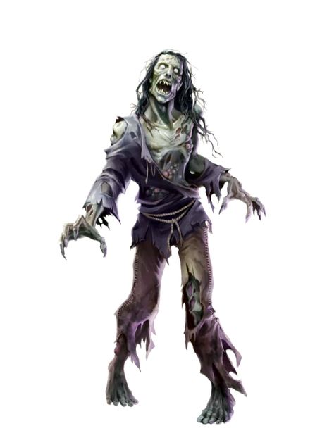 Zombie - Pathfinder PFRPG DND D&D d20 fantasy Zombie Pose, Zombie Comic, Zombies Apocalypse Art, Zombie Character, Zombicide Black Plague, Zombie Drawings, Arte Zombie, Zombie Monster, Apocalypse Art