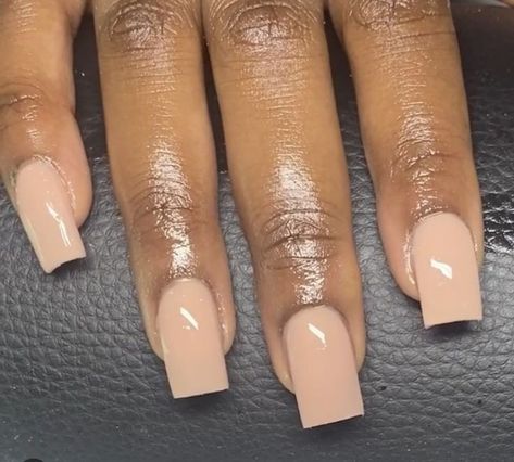 Creme Acrylic Nails, Short Light Brown Nails, White Tip Acrylic Nails, Tan Nails, Brown Acrylic Nails, Fantasy Nails, Simple Acrylic Nails, Work Nails, Short Square Acrylic Nails