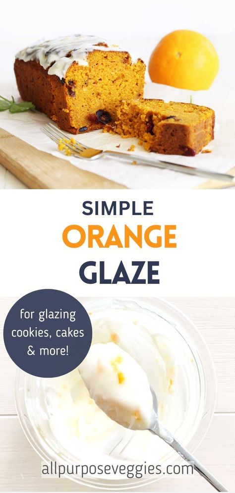 Honey Orange Glaze, Orange Cake With Glaze, Easy Orange Glaze For Cake, Orange Juice Glaze For Cake, Orange Glaze Icing, Orange Glaze, Icing Frosting, Orange Marmalade, Baked Treats