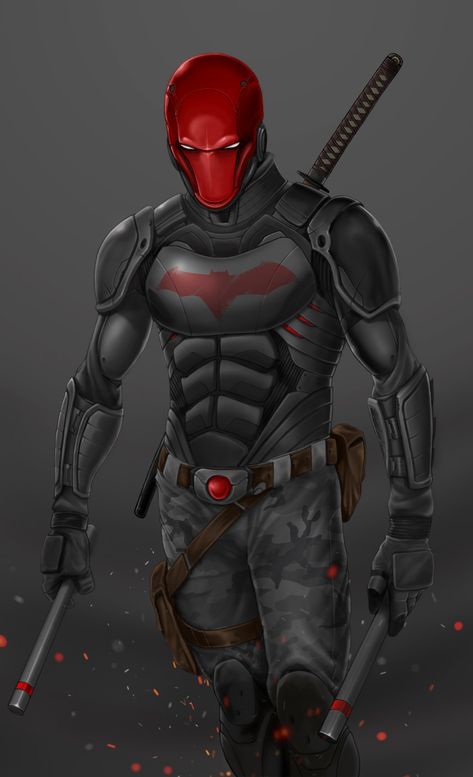 Red Hood Suit Concept, Red Hood Design, Female Red Hood, Red Hood Concept Art, Red Hood Suit, Red Hood Armor, Red Hood Art, Red Hood Fanart, Red Hood Injustice 2