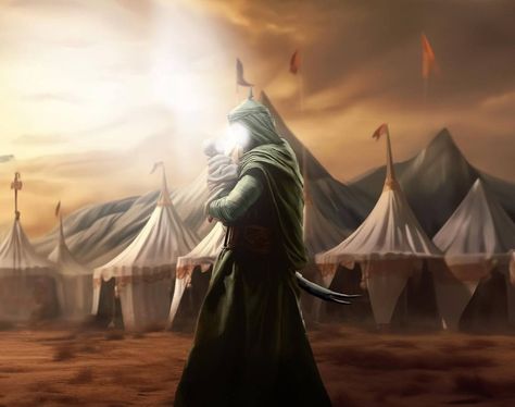 La Illa Ha Illallah Wallpaper, Ali Asghar, Hazrat Imam Hussain, Nature Background Images, Shia Islam, Muslim Pictures, Karbala Photography, Nature Background, Islamic Paintings