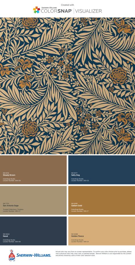 Bungalow Color Schemes, Edwardian Colours Palette, Craftsman Style Wallpaper, Craftsman Interior Paint Colors, 1920s Color Palette, Art Nouveau Color Palette, 1930 Interior Design, Craftsman Paint Colors, 1920s Home Interior