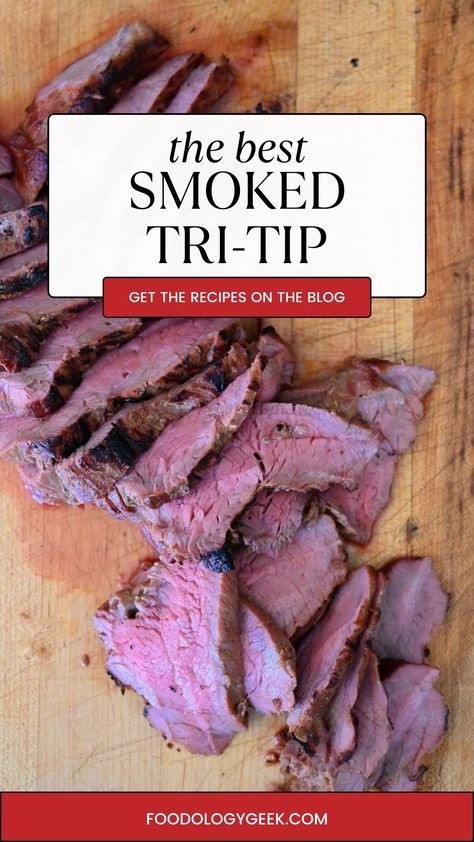 Smoked Tri Tip Recipe, Tri Tip Rub, Tri Tip Steak, Tri Tip Roast, Smoked Tri Tip, Tip Roast, Homemade Rubs, Geek Food, Easy Meals For Two