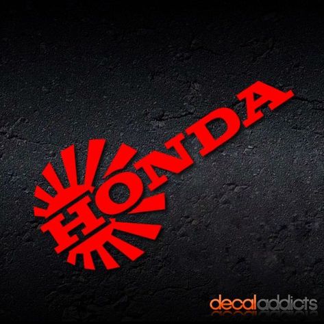 Jdm Logo, Honda Vtec, Honda C70, Automotive Logo Design, Motos Honda, Honda Cub, Honda Bikes, Cb 750, Bike Stickers