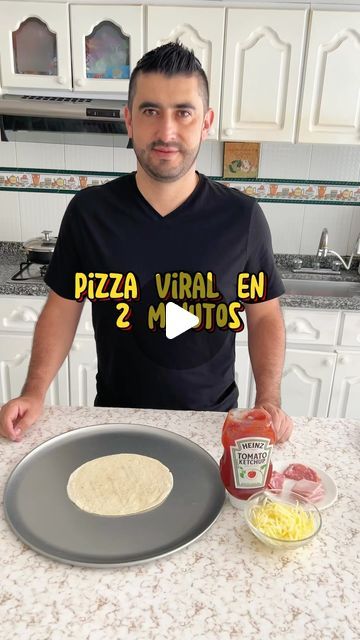 220K views · 9.6K likes | Caro & Jaime on Instagram: "Pizza casera #home #recetas #pizza #tips #hacks" Pizza Tortilla, Heinz Tomato Ketchup, Tortilla Pizza, Tomato Ketchup, February 10, Ketchup, Tacos, Pizza, Cooking Recipes