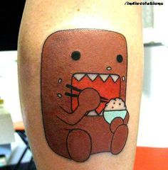 Domo! Domo Kun Tattoo, Domo Tattoo, Robot Tattoo, Domo Kun, Alternative Reality, Tattoo Ideas Inspiration, Monster Characters, Love Tattoo, Rawr Xd