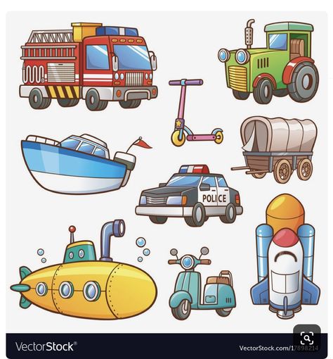 Cartoon Road, School Wall Art Ideas, Transportation Theme Preschool, Education Cartoon, How To Draw Anything, Boat Cartoon, Sensory Bag, Book Reference, Classroom Management Tool