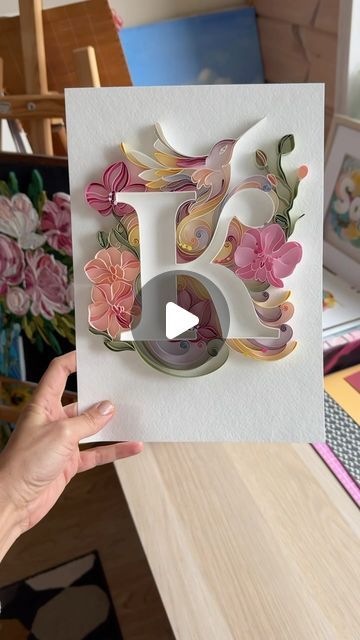 Quilling By Svetlana Danilova on Instagram: "Letter K #quilling 🌸🪽" Quilling Letters, Quilling Techniques, Floral Monogram, Letter K, Monogram Letters, Monogram, Floral, On Instagram, Instagram